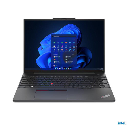 Laptop Lenovo ThinkPad E16 Gen 1, 16" WUXGA (1920x1200) IPS 300nits Anti-glare, 45% NTSC, Intel  Core   i7-13700H, 14C (6P + 8E) / 20T, P- core 2.4 / 5.0GHz, E-core 1.8 / 3.7GHz, 24MB, Video Integrated Intel  Iris  Xe Graphics Functions as UHD Graphi