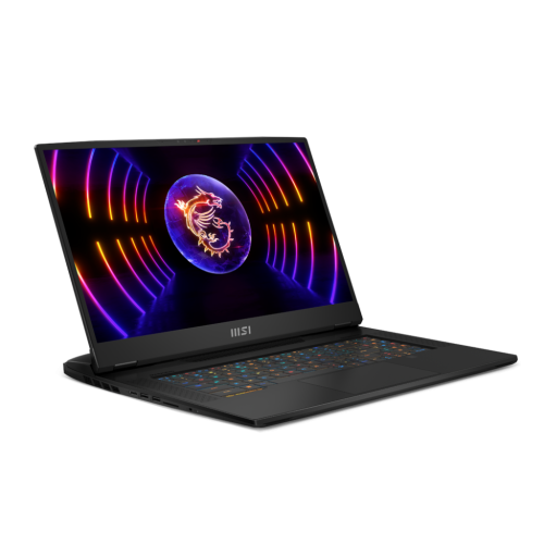 Laptop Gaming MSI Titan GT77HX 13VI cu procesor Intel  Core   i9-13980HX pana la 5.60 GHz, 17.3", UHD, IPS, 144Hz, 64GB DDR5, 2TB SSD, NVIDIA  GeForce RTX   4090 16GB GDDR6, Windows 11 Pro, Core Black