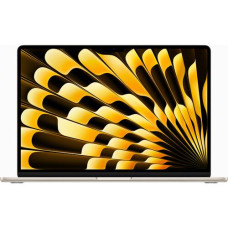 MacBook Air 15.3" Retina/ Apple M2 (CPU 8- core, GPU 10- core, Neural Engine 16- core)/8GB/256GB (35W Dual USB‑C Port) - Starlight - US KB (2023) (US power supply with included US-to-EU adapter)