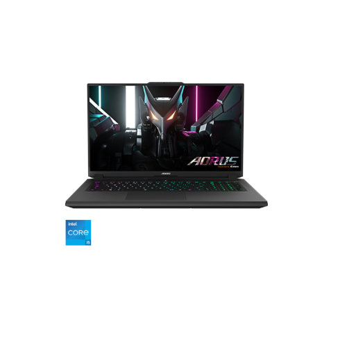 Gigabyte Notebook Aorus 7, 17.3"9KF, Procesor: i5-12500H, 16GB RAM (1 x 16GB) , 512GB SSD ,VGA RTX4060 8G, FREE DOS, 1 X RJ45, 1 X HDMI, Interfata: 1 x RJ45, 1 x HDMI, 1 x DP, 2 x USB 3.2, 1 x USB-C, , 1 x Jack, 2 x difuzoare 2W, Rezolutie FHD 1920x1