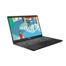 Laptop MSI Modern 15 B13M, 15.6" FHD (1920x1080), IPS-Level, Intel  Core   i5-1335U, 10C (2P + 8E) / 12T, P-core 1.3 / 4.6GHz, E-core 0.9 / 3.4GHz, 12MB, video Intel Iris Xe graphics, RAM 8GB DDR4-3200 onboard, SSD 512GB NVMe PCIe Gen3x4 SSD w/o DRAM