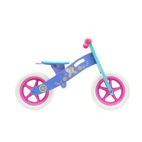 WOODEN BALANCE BIKE, SEVEN, MODEL FROZEN, 12 INCH, MOV BLUE