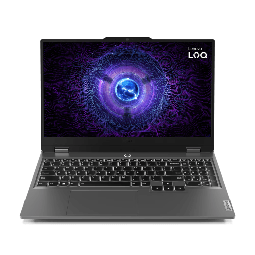 Laptop Gaming Lenovo LOQ 15IRX9 cu procesor Intel  Core   i5-13450HX pana la 4.6 GHz, 15.6", Full HD, IPS, 16GB, 1TB SSD, NVIDIA  GeForce RTX   4050 6GB GDDR6, No OS, Luna Grey