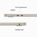 MacBook Air 15.3" Retina/ Apple M2 (CPU 8- core, GPU 10- core, Neural Engine 16- core)/8GB/256GB (35W Dual USB‑C Port) - Starlight - US KB (2023) (US power supply with included US-to-EU adapter)