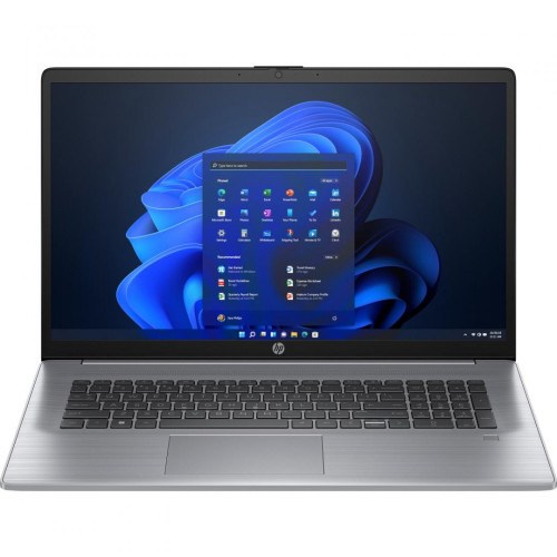 Laptop HP 470 G10 cu procesor Intel Core i5-1335U 10-Core (1.3GHz, up to 4.6GHz, 12MB), 17.3 inch FHD, Intel UHD Graphics, 16GB DDR4, SSD, 512GB Pcle NVMe, Windows 11 Pro 64bit, Asteroid Silver