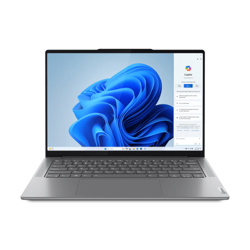 Laptop ultraportabil Lenovo Yoga Pro7 14IMH9 cu procesor Intel  Core   Ultra 7 155H pana la 4.80 GHz, 14.5", 3K, IPS, 32GB, 1TB SSD, Intel  Arc   Graphics, No OS, Luna Grey, 3y on-site Premium Care