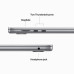 MacBook Air 15.3" Retina/ Apple M2 (CPU 8- core, GPU 10- core, Neural Engine 16- core)/8GB/256GB (35W Dual USB‑C Port) - Space Grey - US KB (2023) (US power supply with included US-to-EU adapter)