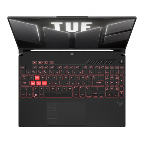 Laptop Gaming ASUS ROG TUF A16, FA607PI-QT020, 16-inch, QHD+ 16:10 (2560 x 1600, WQXGA), r9-7845HX, AMD Radeon   Graphics, RTX 4070, 165Hz, 2x DDR5 SO-DIMM slots, DDR5 16GB, 1TB PCIe  4.0 NVMe   M.2 SSD, 400, Anti-glare display, 720P HD camera, Wi-Fi 6(80